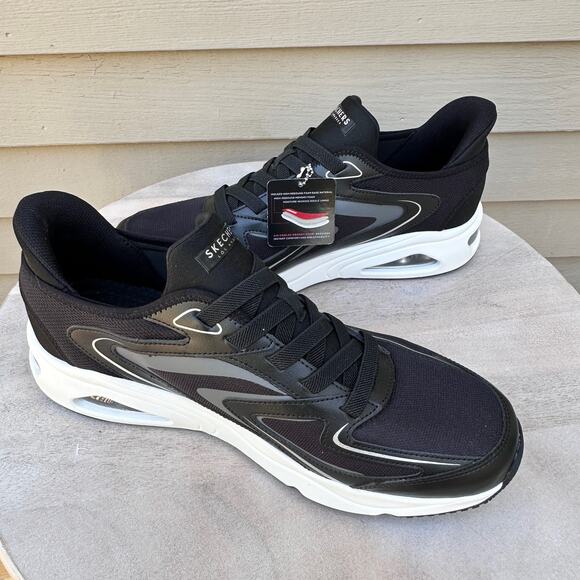 Slip-ins: SKECHERS Mens Street Tres Air Uno Vision Airy Size 13 Sneakers New - Picture 4 of 13